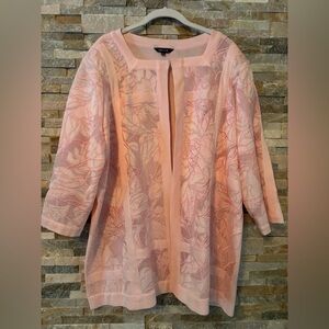 Misook Light Pink Knit Jacket